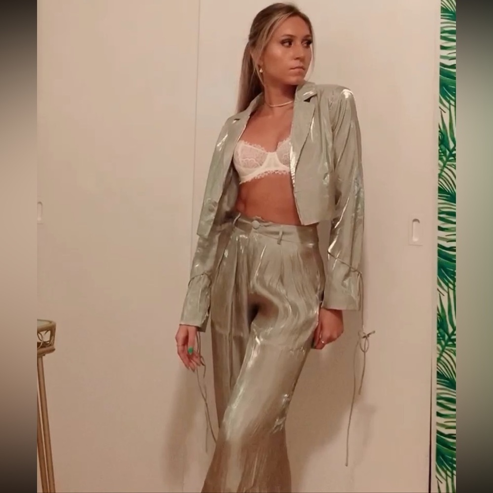 Green pant set